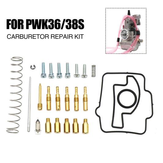 Motorcycle 36s 38s Carburetor Repair and Rebuild Kit for Yamaha YZ125/250 Q
