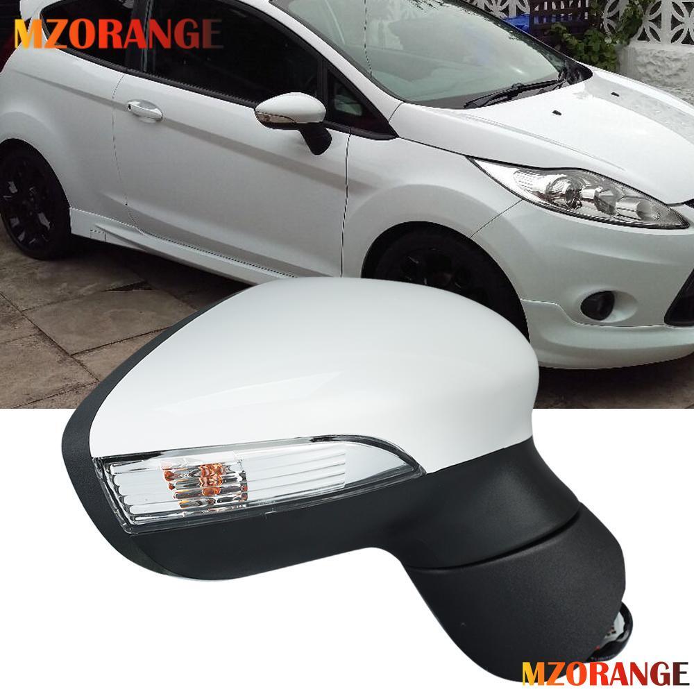 F¨¹r for Ford Fiesta MK7 2008-2012 Rechts Spiegel Beheizbar Manuell Spiegelglas Wei?