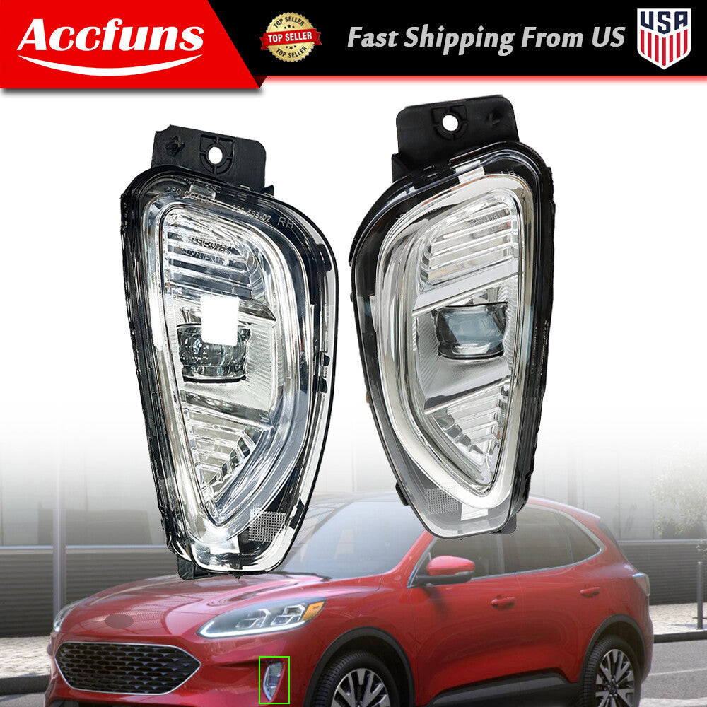 Driver and passenger side fog lights and collision avoidance lights + switch for Escape 2020 - 2022 n