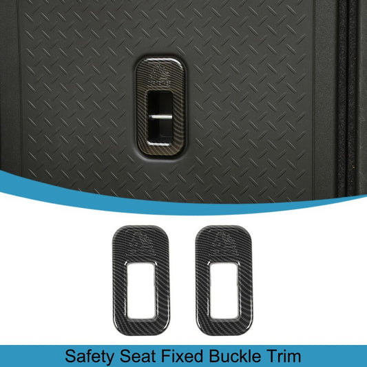 Carbon Fiber ABS for Seat Safety Belt Buckle Fixed Trim for Suzuki for Jimny 2019-2023