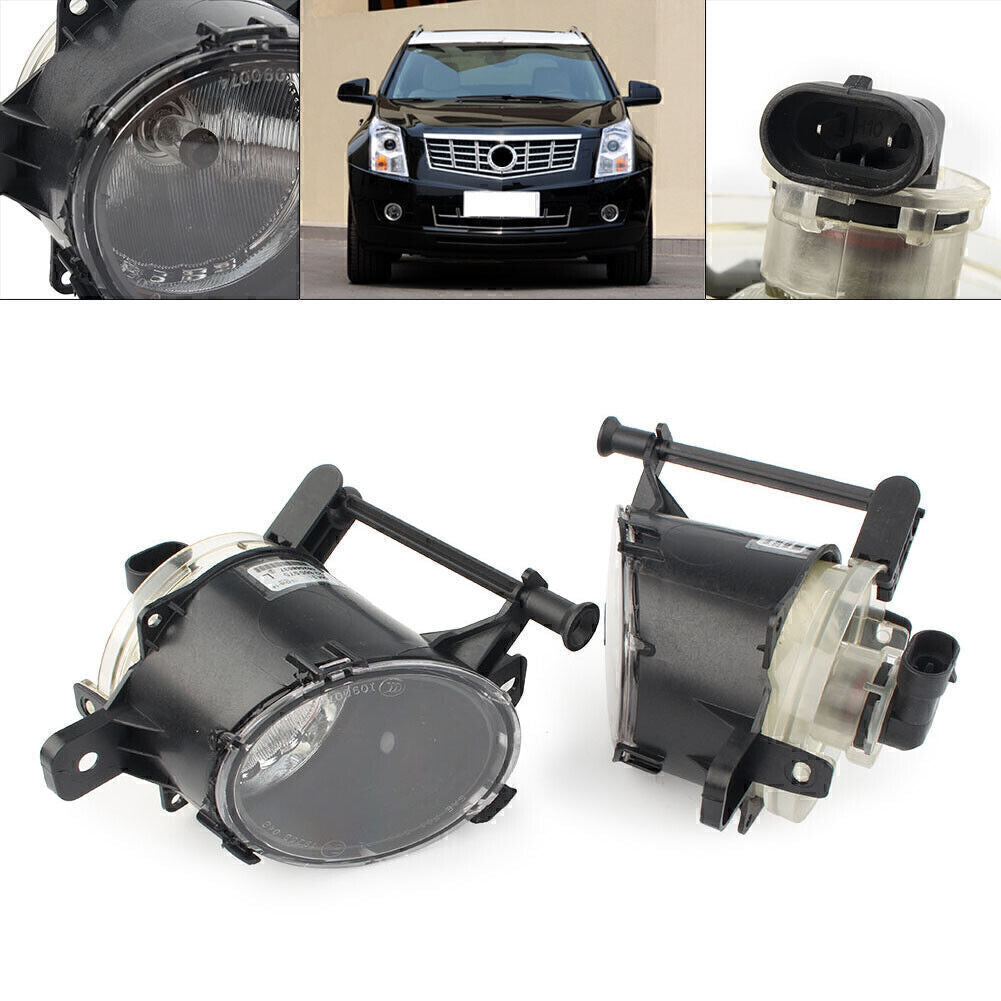 2x Front Bumper Fog Lamp Driving Light Fit 2010-2016 for Cadillac SRX