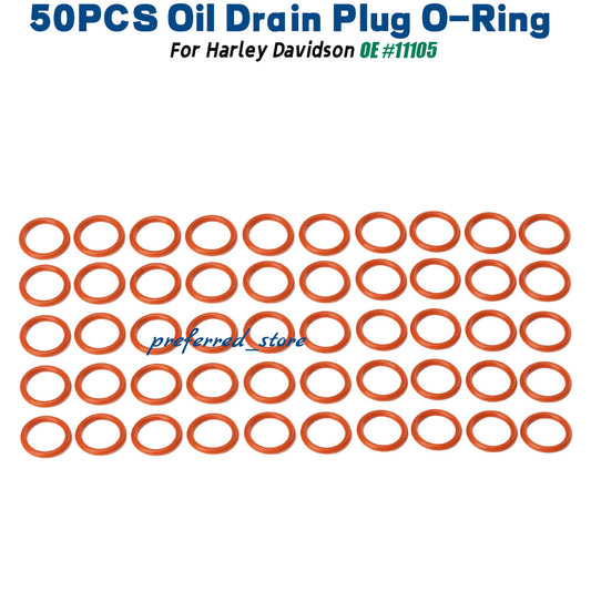 50-piece pack of O-ring oil Trans primary drain plug #11105 replacement parts - v