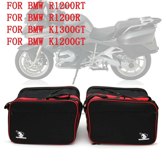 for BMW R1200RT R1200GT Pannier Liner Luggage Bags Black Expandable Inner Bags