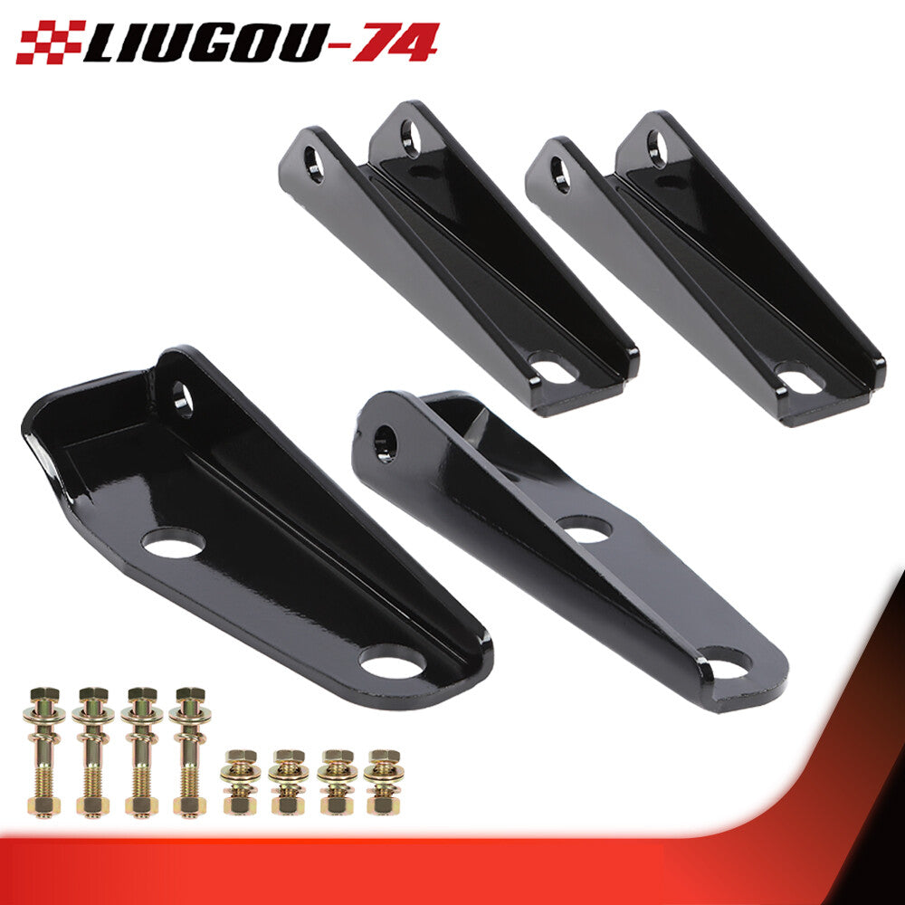 Rear Shock Relocation Kit Fits 1963 - 1972 for 66 C10 C20 for GMC Pickup Lowered - v