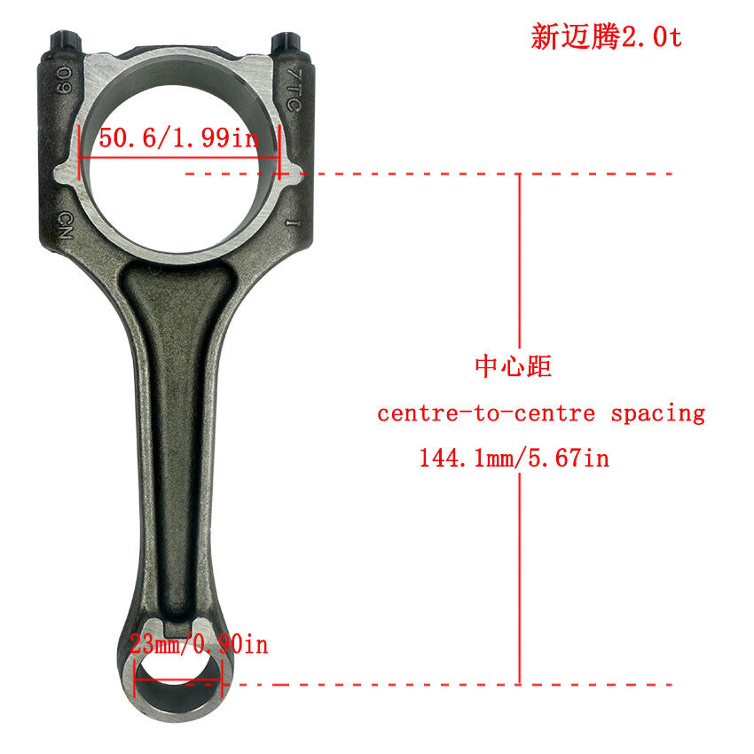 2.0T EA888 1PC Connecting Rod 23mm Fits for VW for Golf GTI 2009-2011 06H198401D