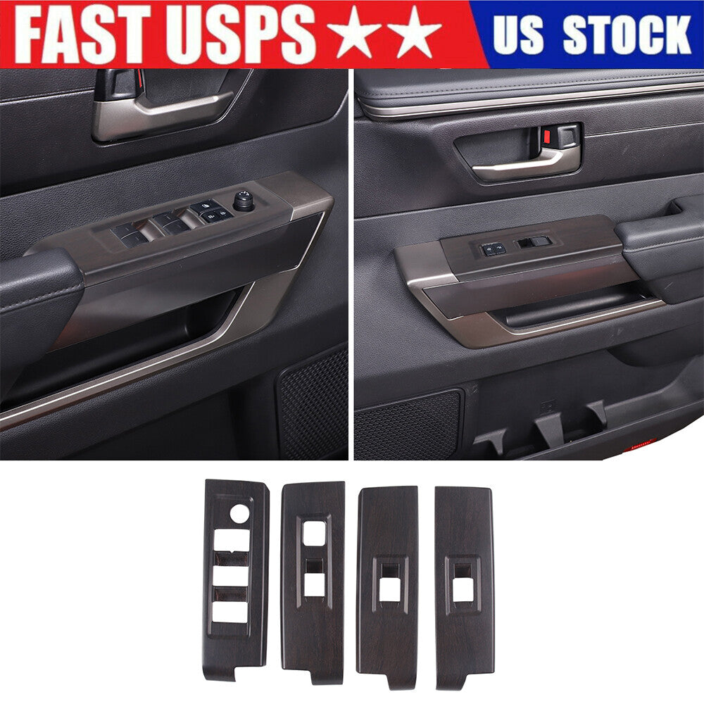 2-Pack ABS Black Front Door Storage Box Tray for Honda Pilot 2015-2022 US- v