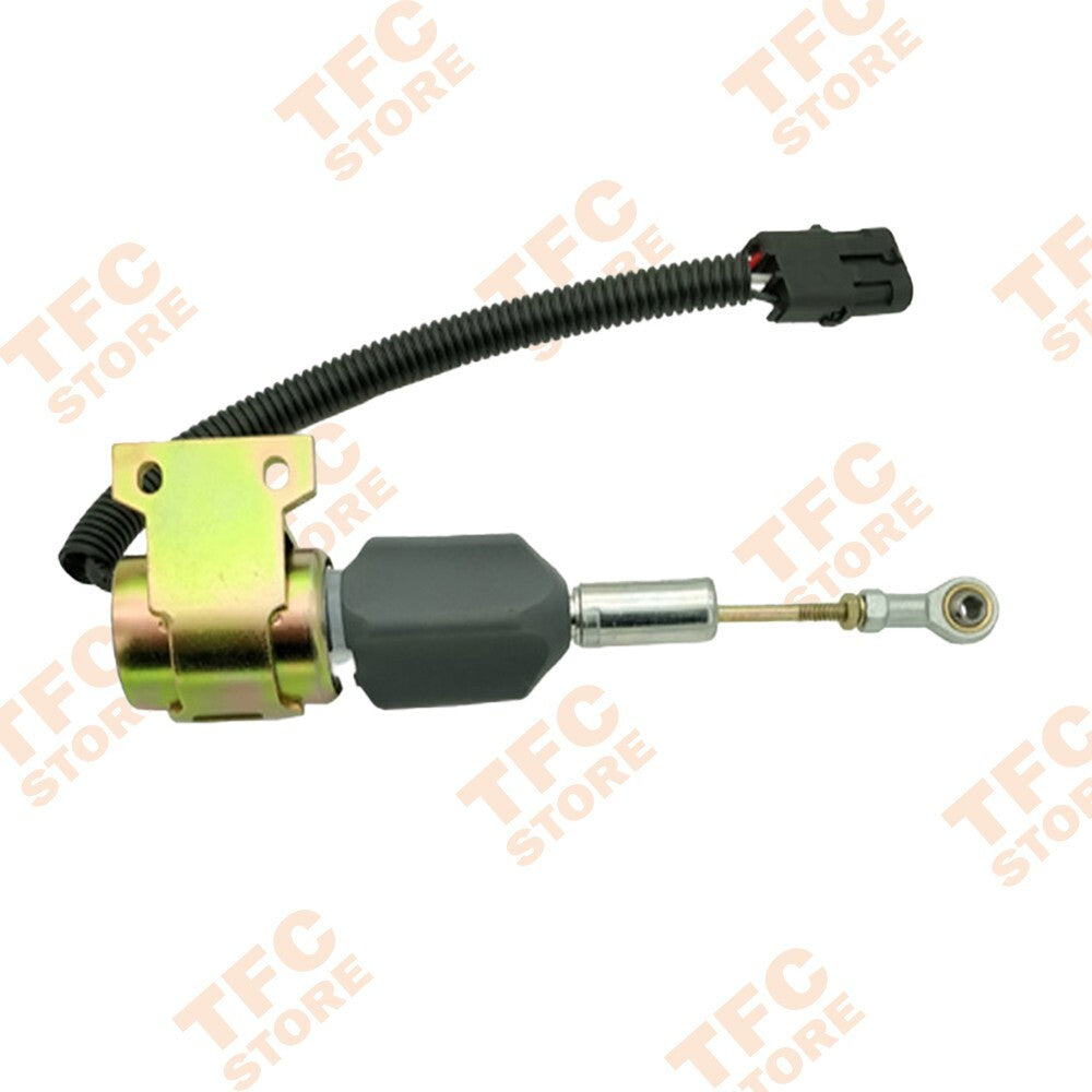 New 3932530 Diesel Engine Shut Off Solenoid 24V SA-4756-24 6BT Excavator