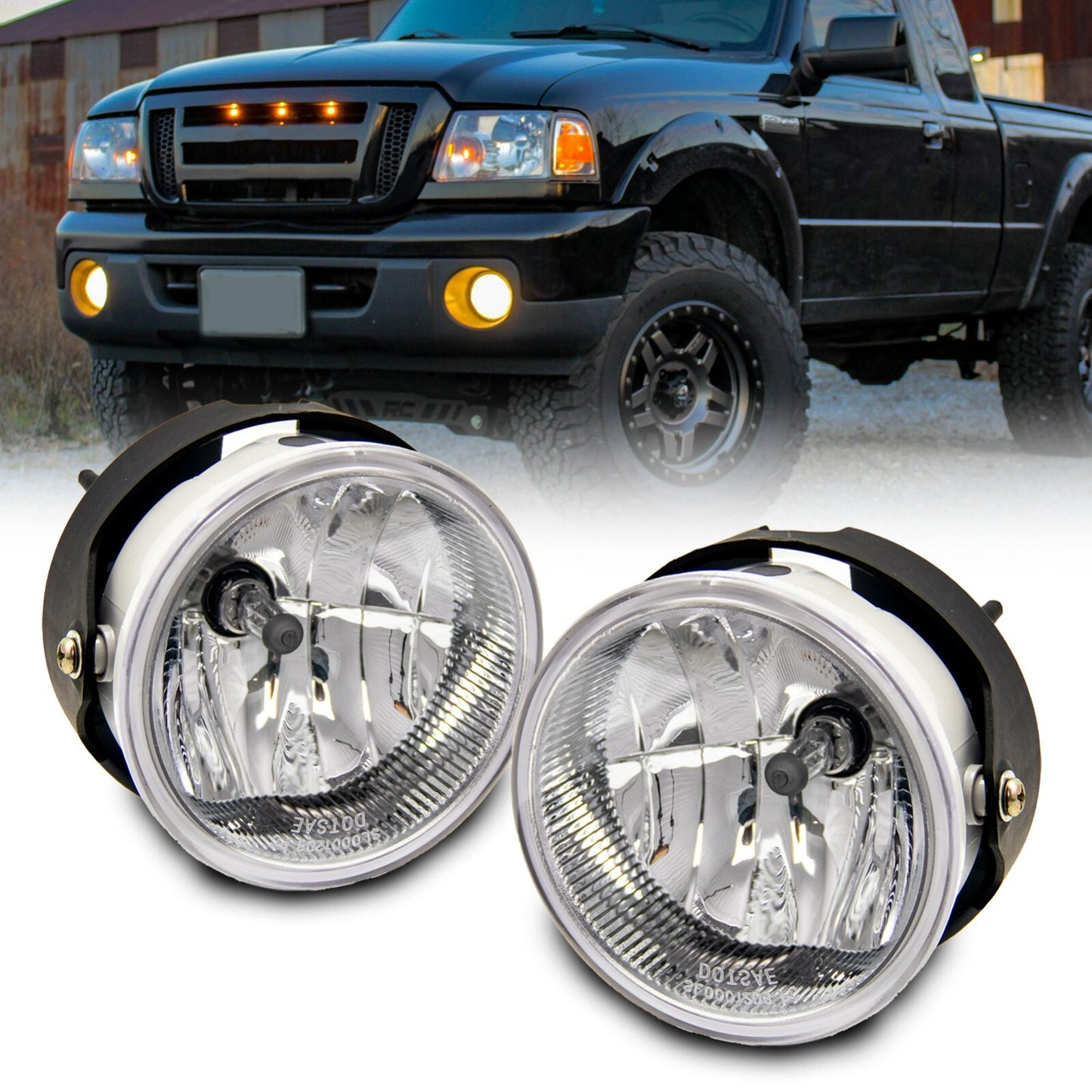Fog lamp for 07-13 for Expedition/08-11 Ranger driving light clear lens L+R- v