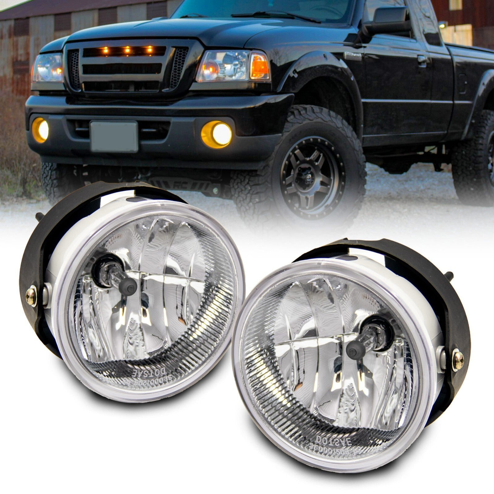 Fog lamp for 07-13 for Expedition/08-11 Ranger driving light clear lens L+R- v