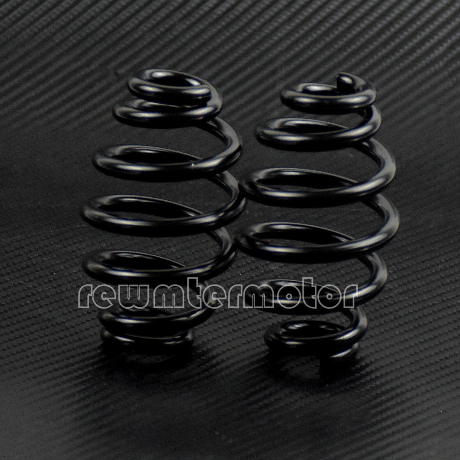 Black 3'' Solo for Seat Springs Fit For Chopper Bobber Softail Cafe Racer 1 Pair Q