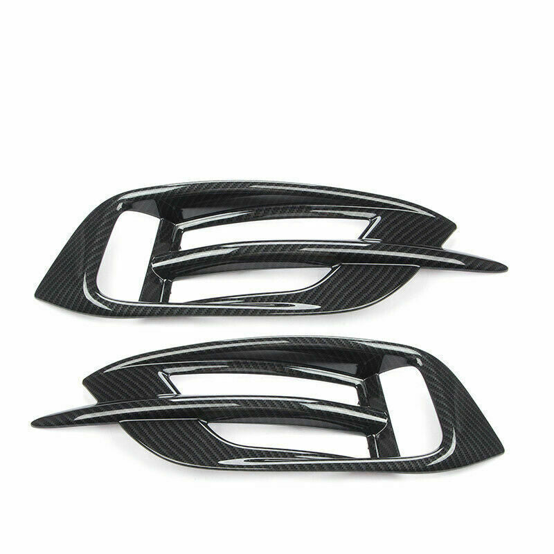 for HONDA for Civic 10th 2016-21 Carbon Fiber Rear Fog Light Lamp Grille Cover Trims