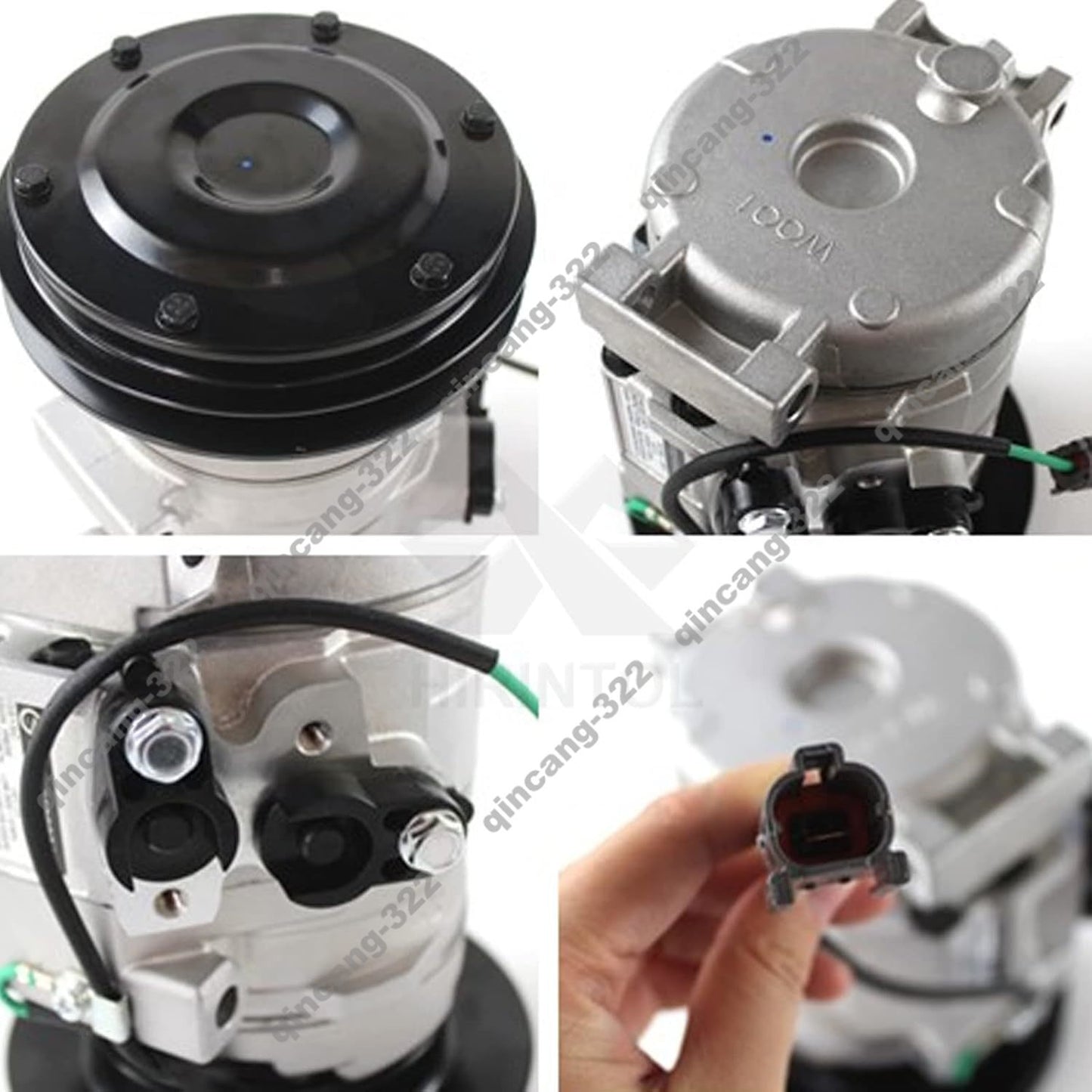 10S15C Air Conditioning Compressor 20Y-979-6121 for Komatsu Excavator PC1250-7 Q