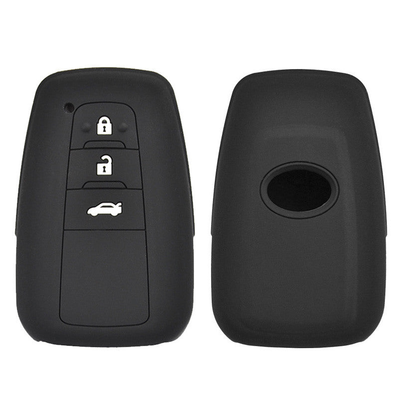 for Toyota Prado for Camry C-HR Prius Fob 3 Button Silicone Key Cover Remote Case AU
