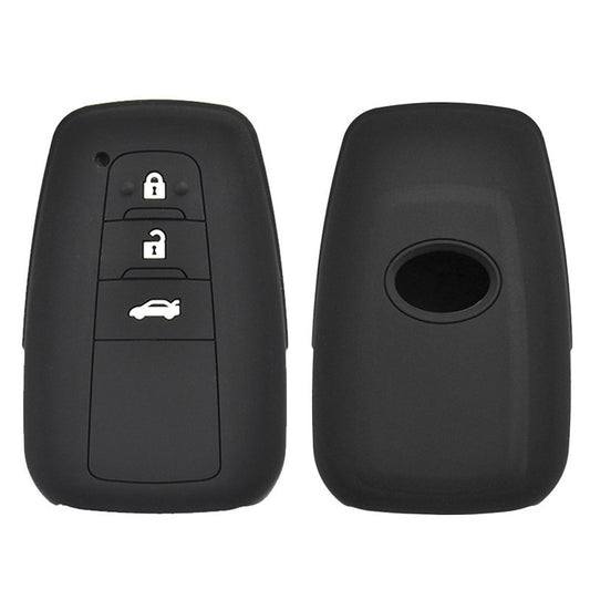 for Toyota Prado for Camry C-HR Prius Fob 3 Button Silicone Key Cover Remote Case AU