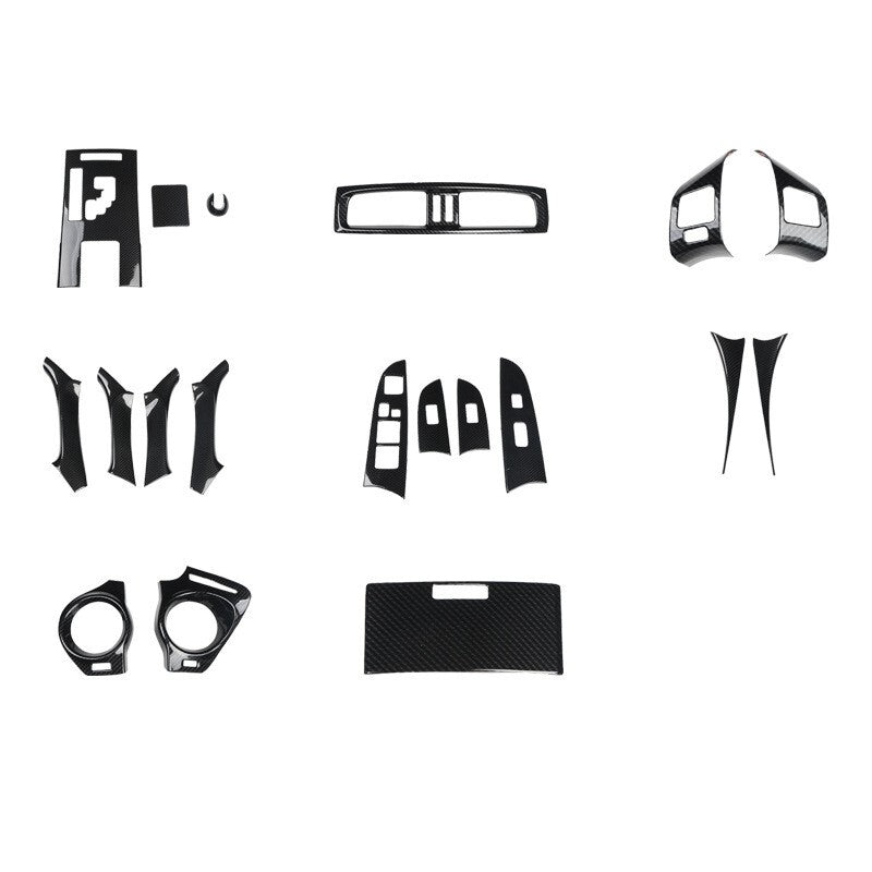 for Lexus IS F 250 350 2006-2013 Carbon Fiber Interior Door Armrest Panel Trim