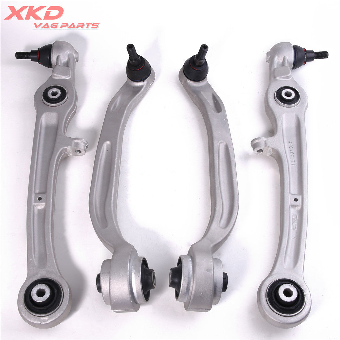 4 Control Arm +Ball Joint Set for Audi for A6 2005-2011 4F0407151A 4F0407693H