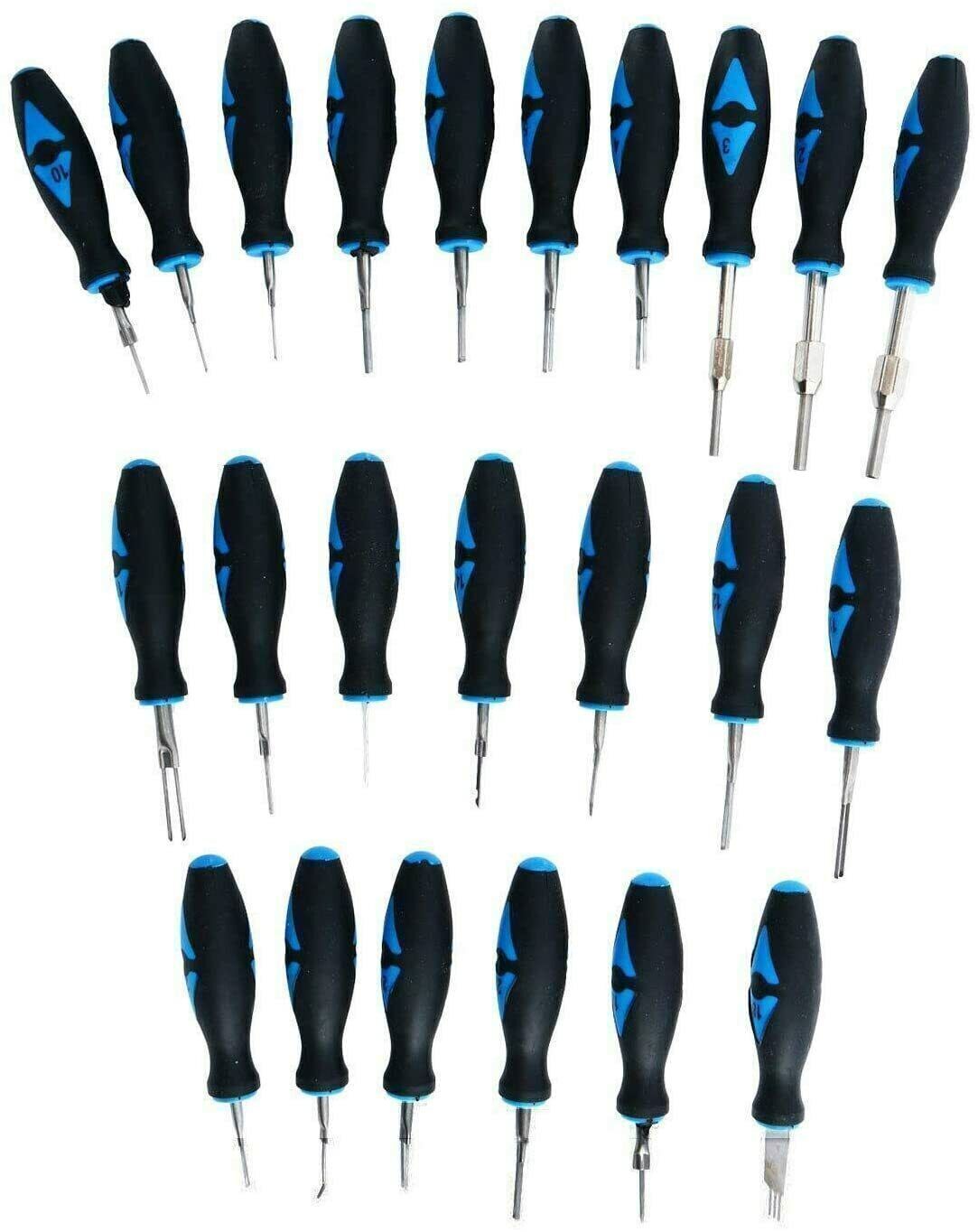 23pcs Universal Terminal Release Tool Electrical Connector Extractor Removal Kit Q