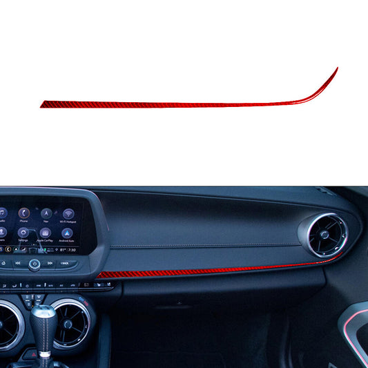 3Pcs Red Carbon Fiber Center Air Vent Outlet Cover Trim for Audi Q7 2007-2015 v