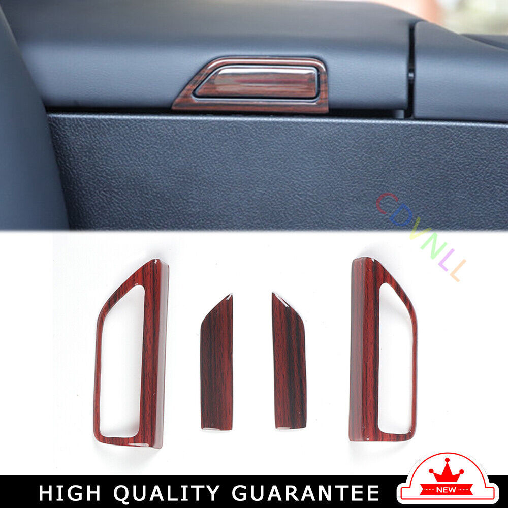 Middle Console Armrest Box Cover Trim Interior Fit for Lexus for ES 2015-17 Red Wood