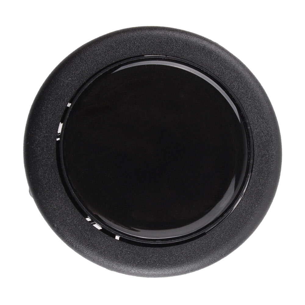 Universal Car Horn Button Car Steering Wheel Center Cap Lid Black Plastic
