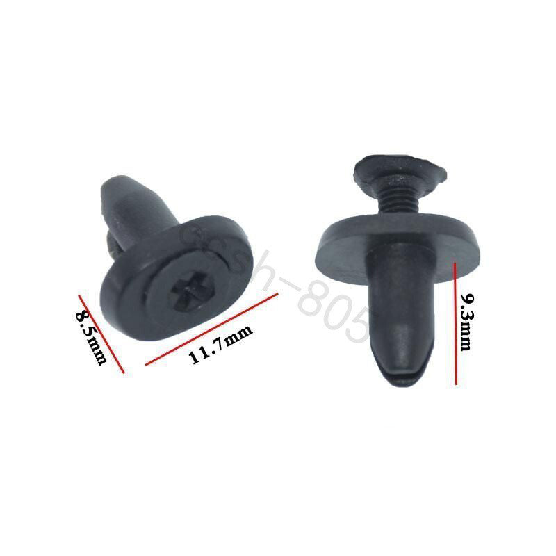 10 Pcs Car Windscreen Cowl Wiper Motor Cover Trim Retainer Clips for Mazda