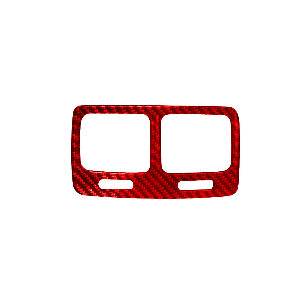 Red Carbon Fiber Inner Front Door Handle Cover Trim for Hyundai Azera 2006-2011 v