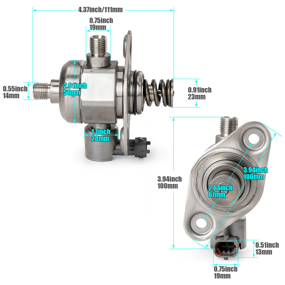 HPM1008 high-pressure fuel pump for Buick Enclave and Traversal (09-17) v
