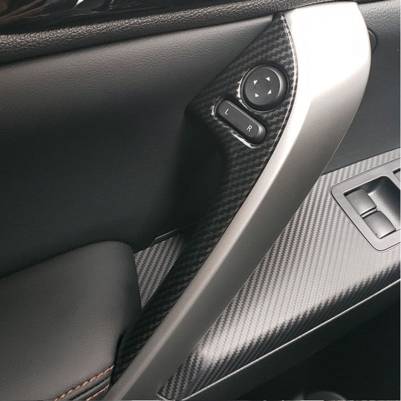 for Kia Carnival 2022-2023 Silver Inner Door C-pillar Speaker Cover Decor Trims v