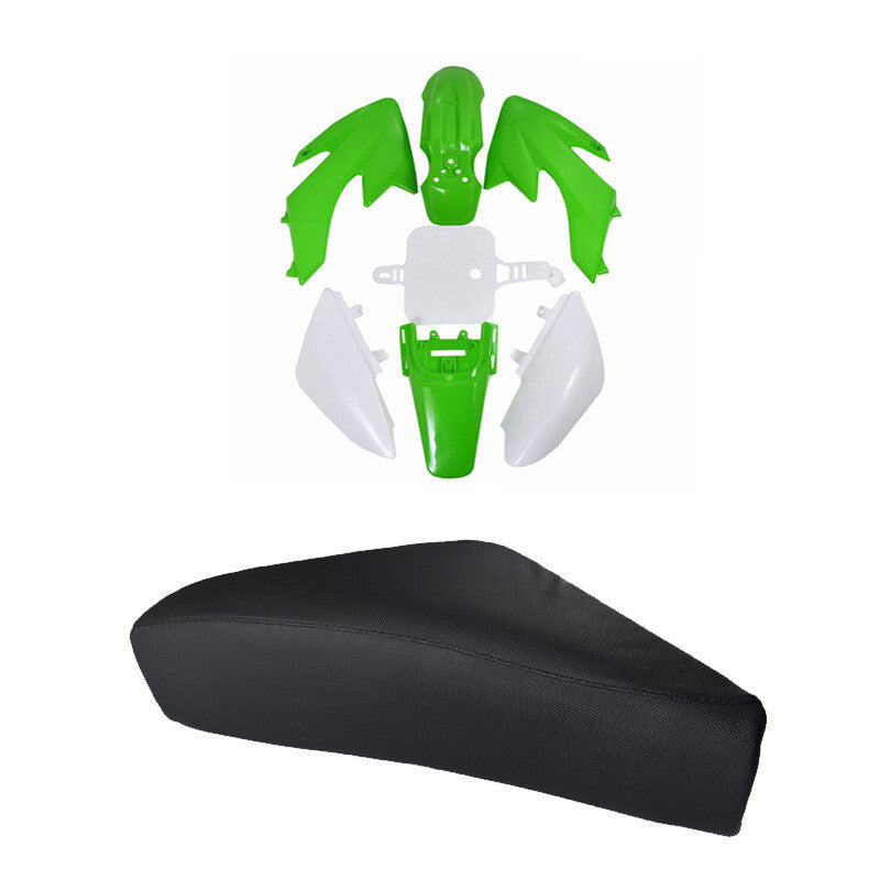 Green CRF50 Fairing Fender Plastics + for Seat for Dirt Pit Bike Atomik 110cc 125cc