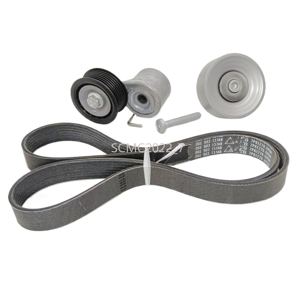 30T Belt Tensioner w/ Pulley Set for VW Touareg for Audi A4 A5 A6 for A8 Q5 06E903133AC