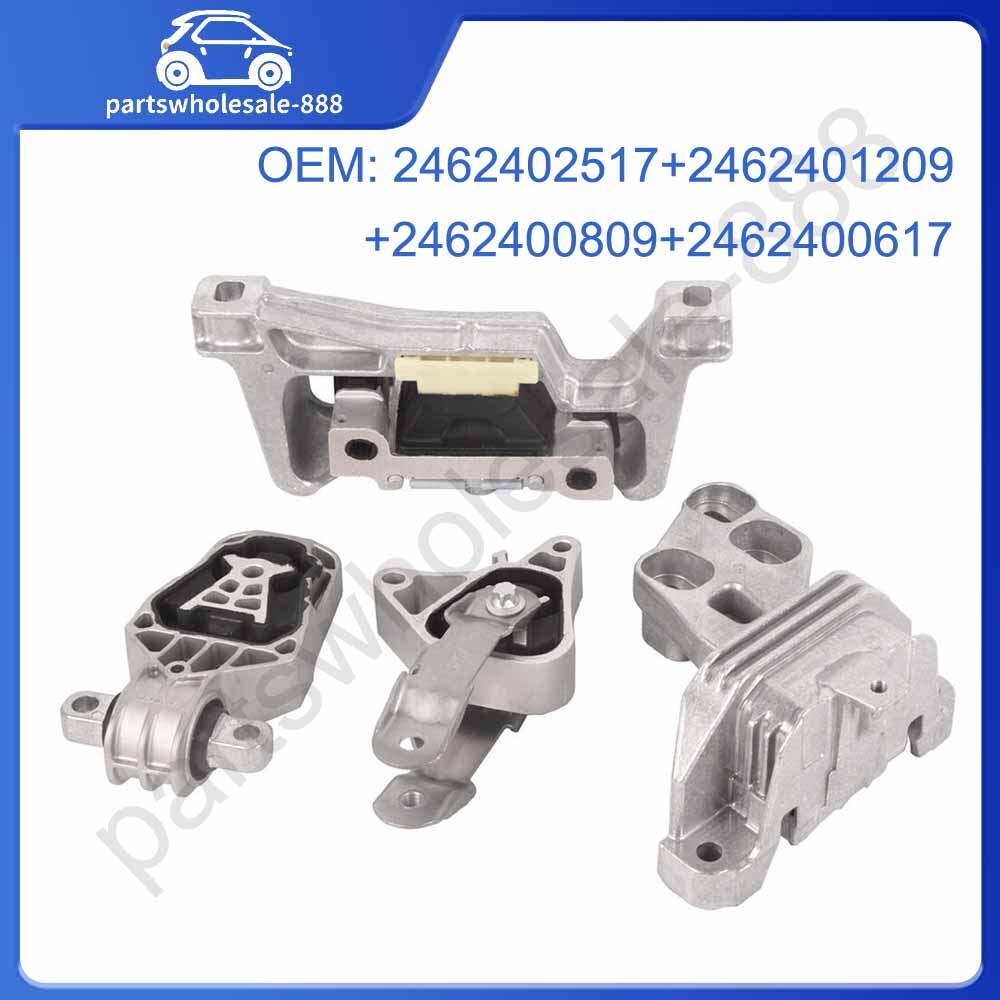 4Pcs Engine Motor Auto Trans Mount Set Fits for Mercedes-Benz B250 CLA250 GLA250