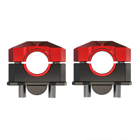2-Piece Handlebar Mounting Clip Stem Adapter 7/8 to 1 1/8 Inch Dirt Pit Bike n