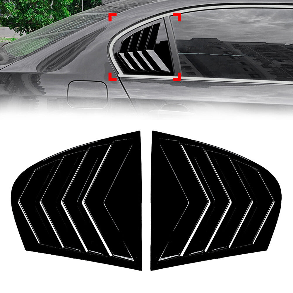 Rear Window Shutter Louver Cover Trim for BMW 5 Series E60 E61 2004-2010 2016 17