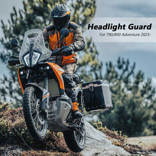 Motorcycle Headlight Light Cover Protector Guard For 790 ADV 890 Adventure 23-24