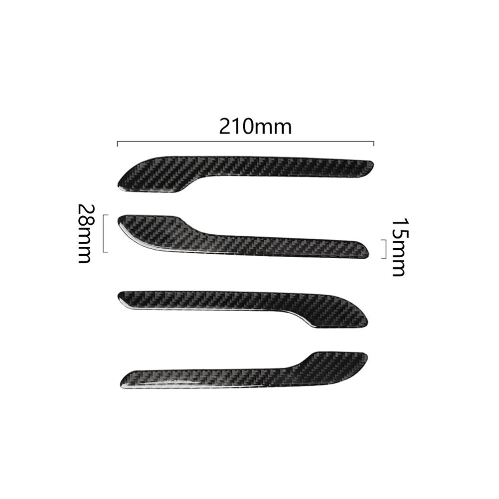 for Audi A4 B9 2017-19 Carbon Fiber for Co -pilot Console Decorative Strip Cover Trim v