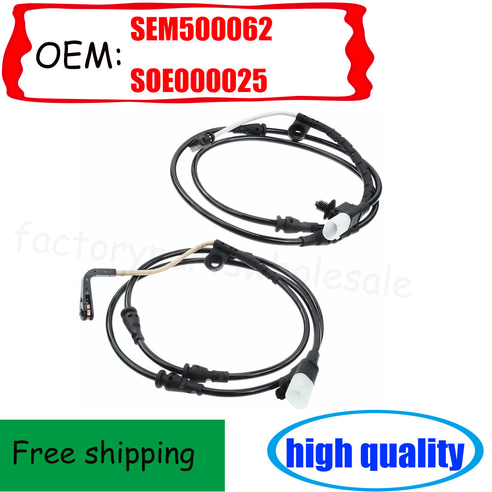 2Pcs Front & Rear Disc Brake Wear Sensor for Land Rover SEM500062 SOE000025 n