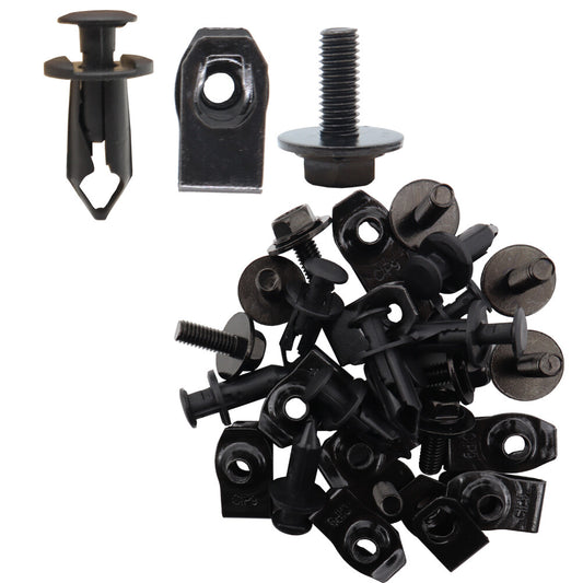 30 for NISSAN QASHQAI AUTOMOTIVE UNDERRIDE GUARD MOUNTING CLIPS CLIP SET Q