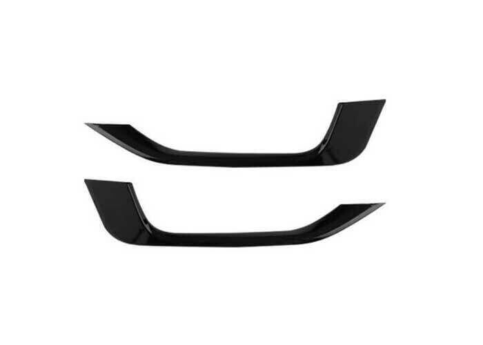 for Cadillac CT5 2020-24 Glossy Black Front Fog Light Lamp Spoiler Strip Trim 2X