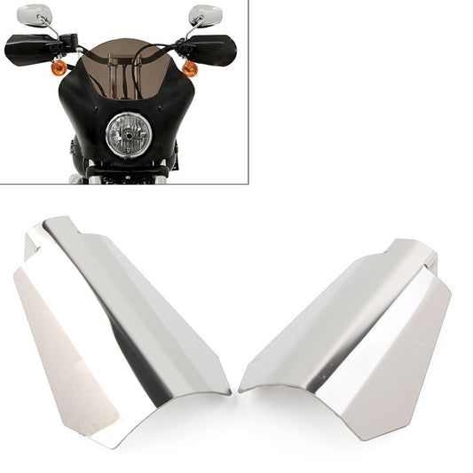 Hand Guards Guard Chrome Fit for Harley Touring Road Street Electra Glide FLHT FLHR Q