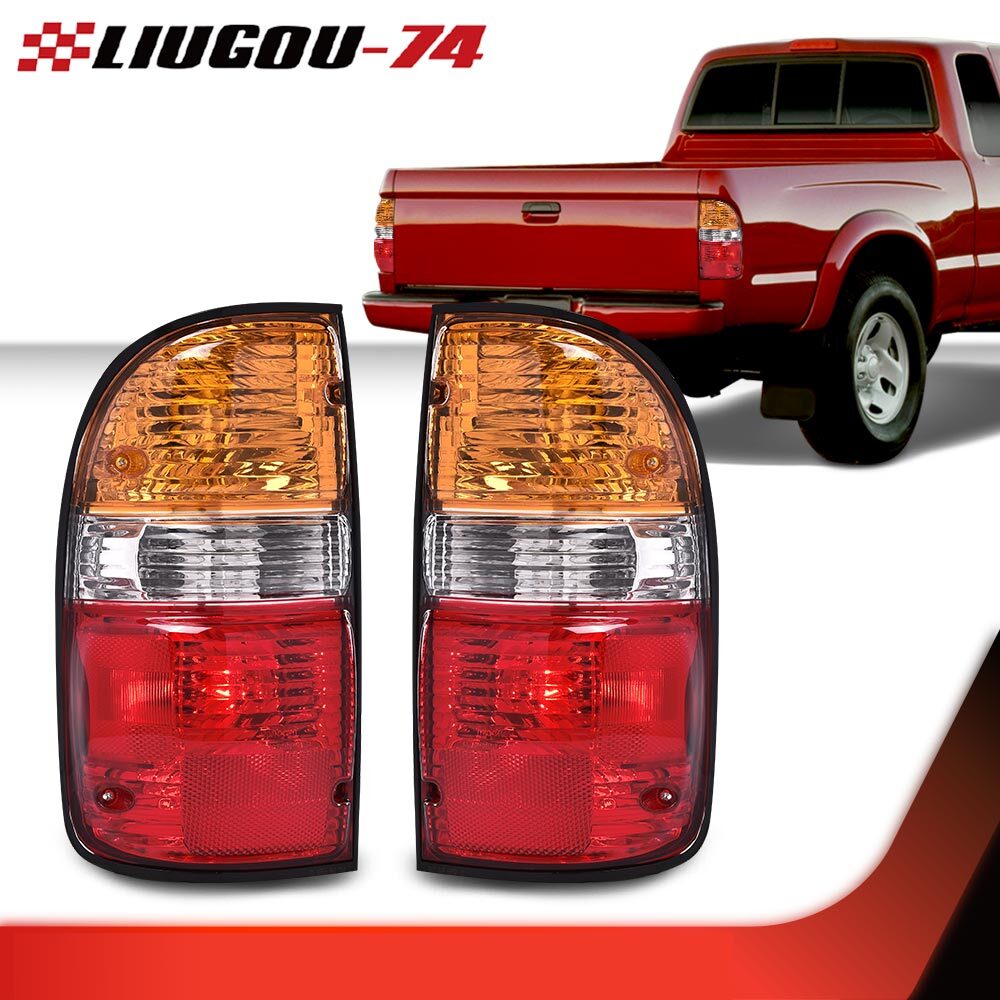 Left and right tail light assembly rear light fits 2001 - 2004 for Tacoma - v
