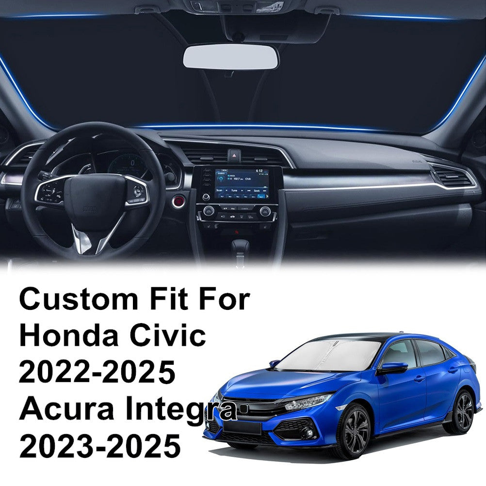 For 2023-2025 for Acura Integra Car Front Windshield Sun Shade Cover Accessories