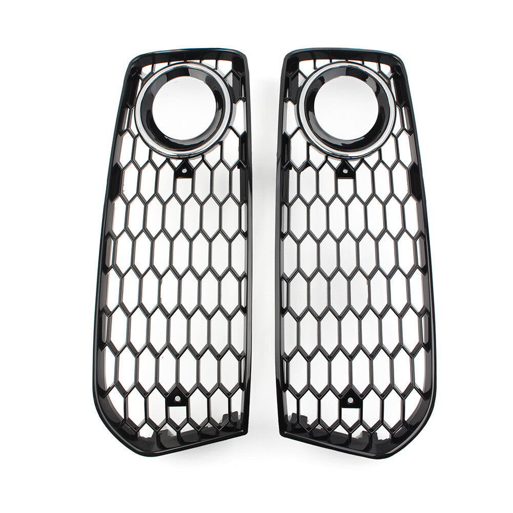 Fit for Audi for A5 S5 B8 RS5 08-12 Honeycomb Front Bumper Fog Light Grille Cover