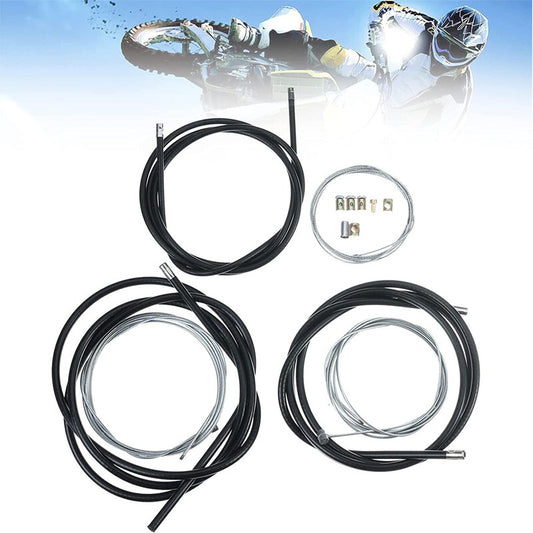 Motorcycle Cable Clutch Cable + Brake Cable + Throttle Cable Assembly Parts v