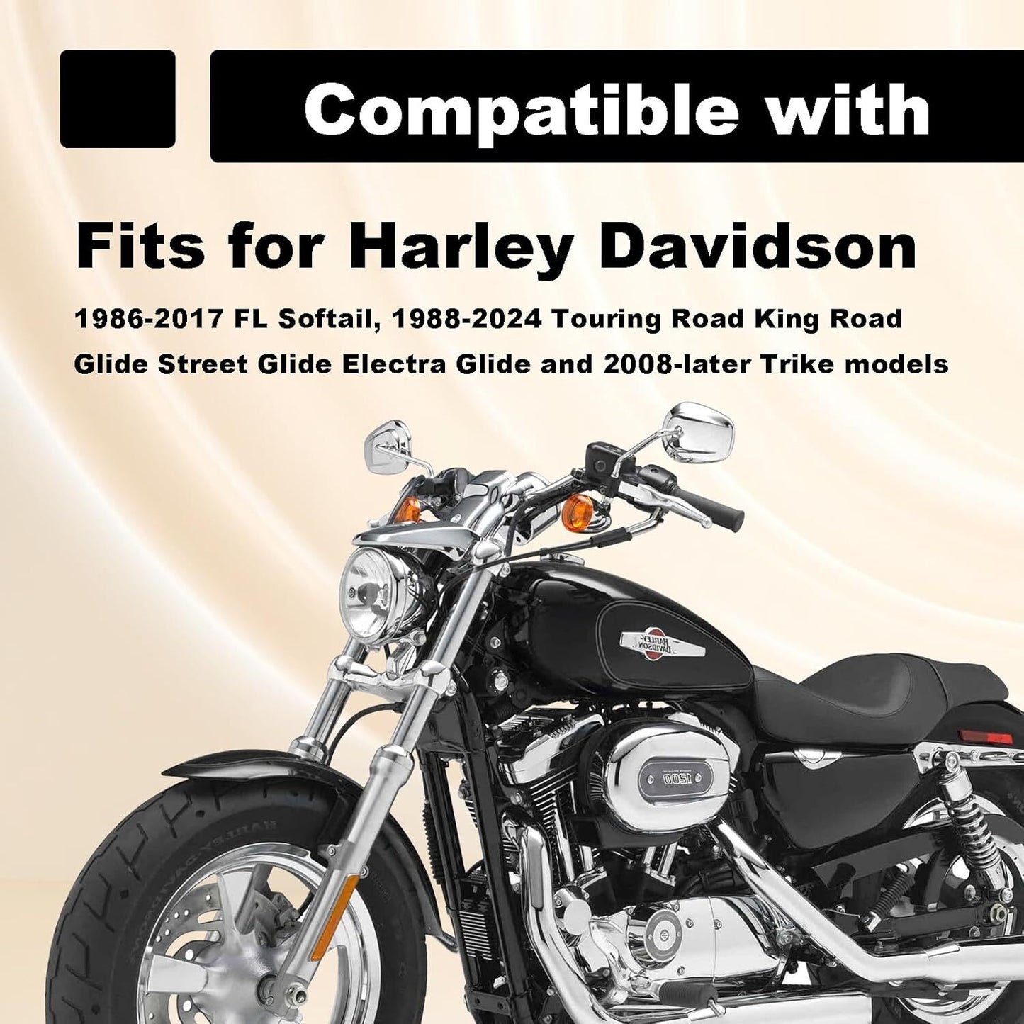 Front & Rear Shifter Lever Pedals Heel Toe Shift Pegs for Harley Softail Touring Q