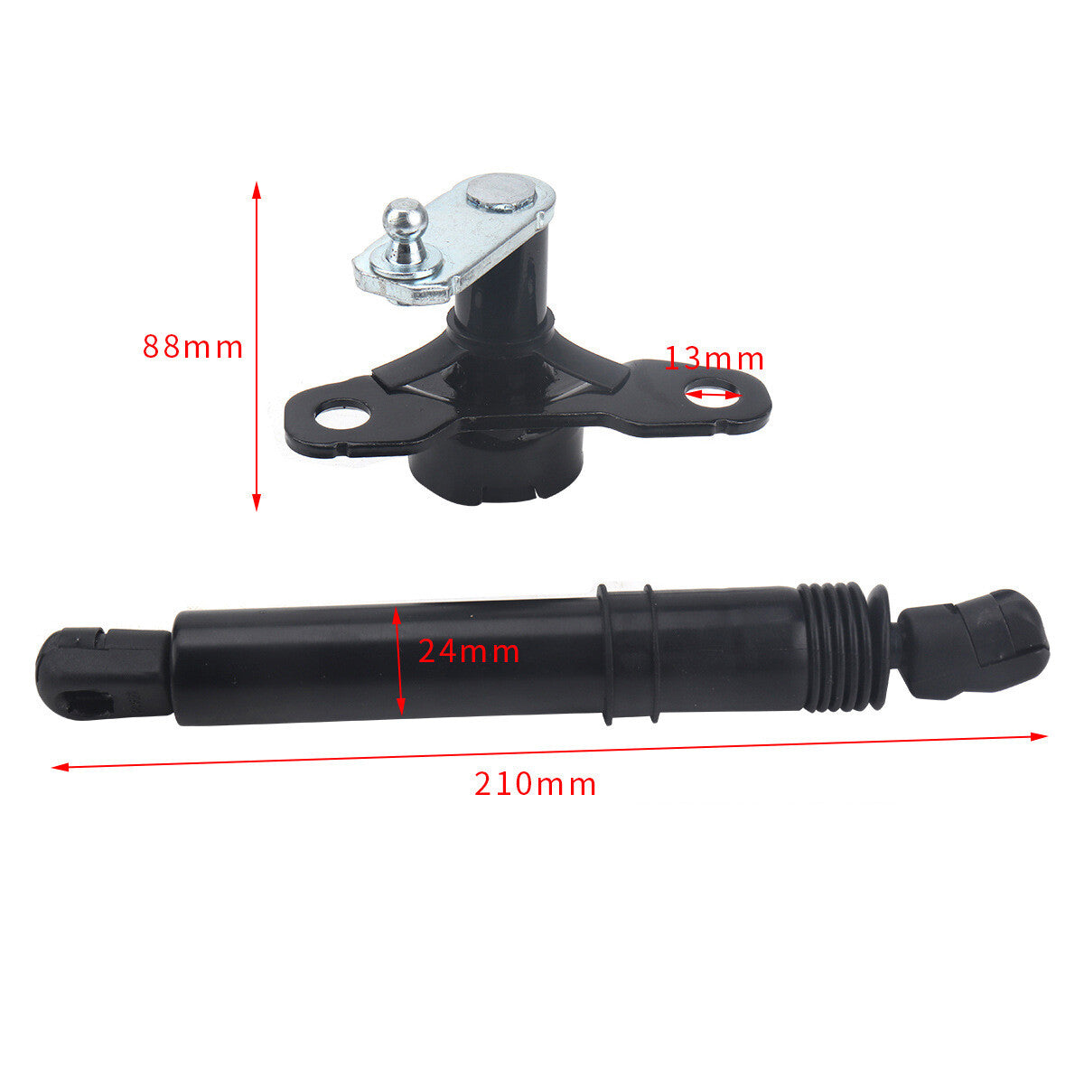 Tailgate auxiliary viscous full-slam damper for 2015-2018 FL3Z-99406A10-A- n
