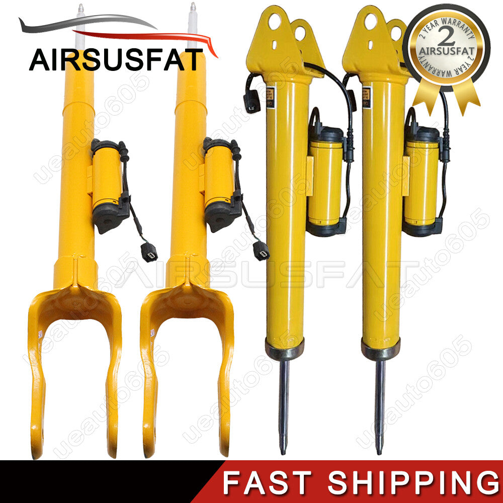 4X Front Rear Shock Strut Cores w/Electric for Jeep Grand Cherokee SRT 2012-15
