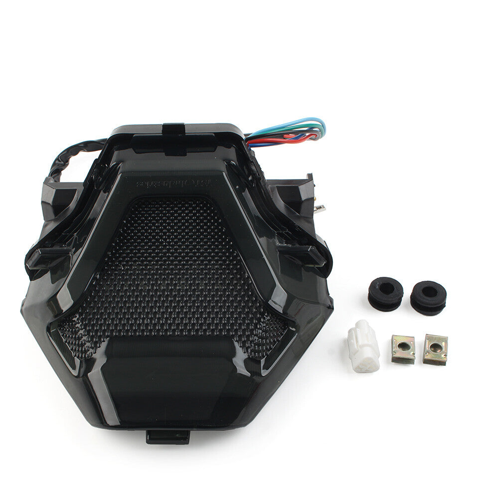 Integrierte R¨¹cklicht-Blinker passend f¨¹r for Yamaha YZF R3 Y15ZR MT07 YZF FZ07 Rot