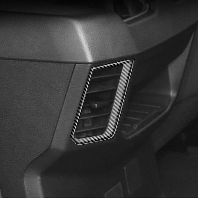 For Tundra 2022-2024 Carbon Fiber Rear Air Condition Vent Cover Trim v