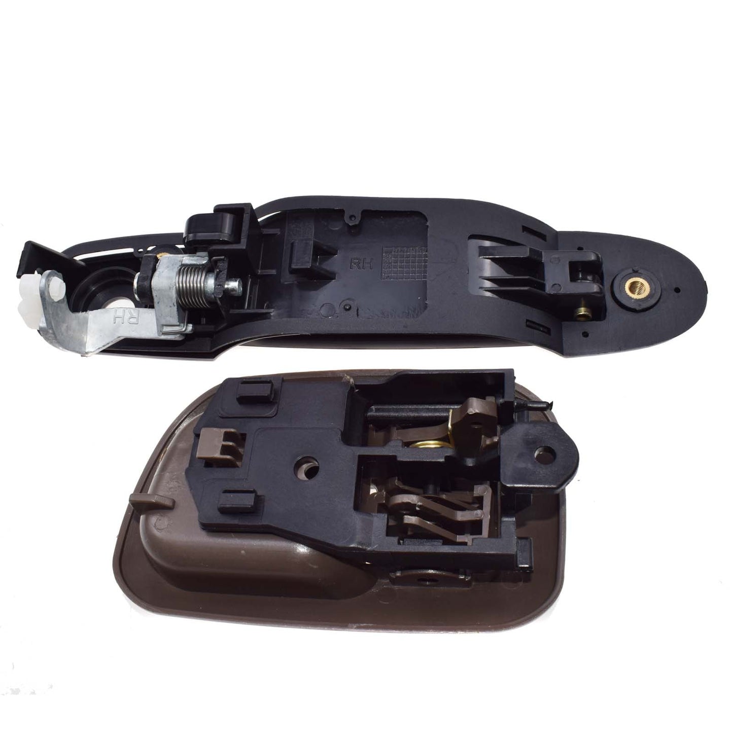 Black exterior, brown interior front right door handle, suitable for 98-03 for Sienna , all new. n