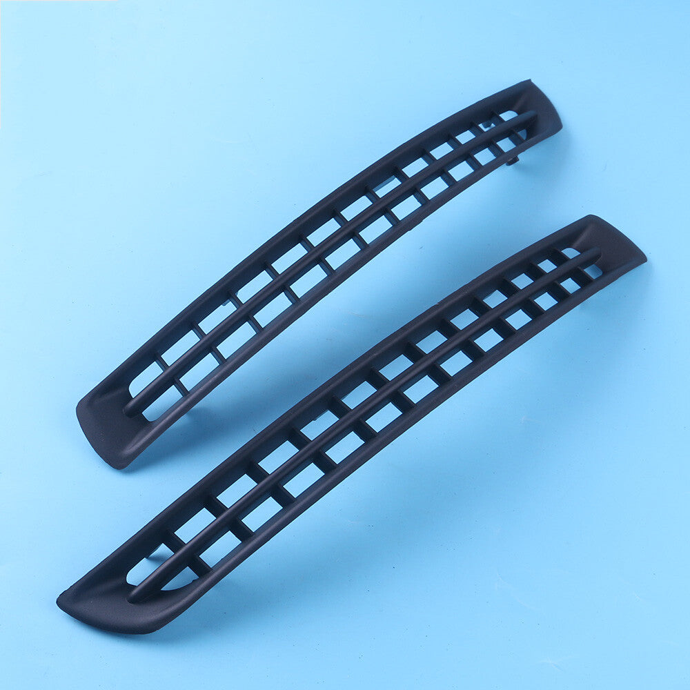 1 Pair Front Bumper Grille Cover Left  Right for 2007-2014 for Volvo XC90 Black Q
